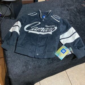 Boys Camaro GM jacket, button-down brand new with tags size 2T